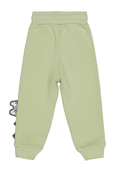 Civil Boys Pantaloni de trening cu imprimeu crocodil pentru 2-5 ani - Kaki 3-...