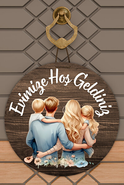 Dormot زخرفة باب عائلية حديثة بطباعة رقمية