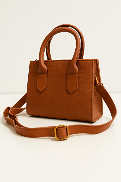 Nova Elegant Tan Mini Hand and Shoulder Women's Bag