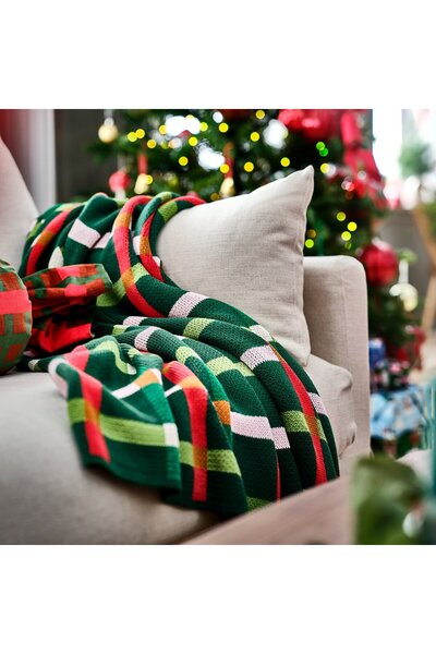 IKEA VINTERFINT Throw, multicolour, 130 x 170 cm