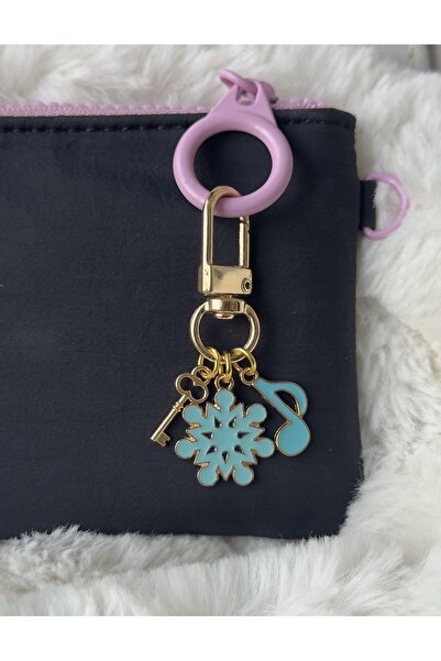 WhimsyWhite ميدالية مفاتيح مينيمال شان، ميدالية مفاتيح ملونة على شكل حقيبة، م...