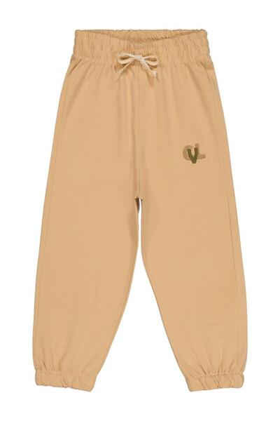 Civil Boys CVL Κεντητό διακοσμητικό κορδόνι για φόρμα 2-5 ετών - Μπεζ 2-3 ετών