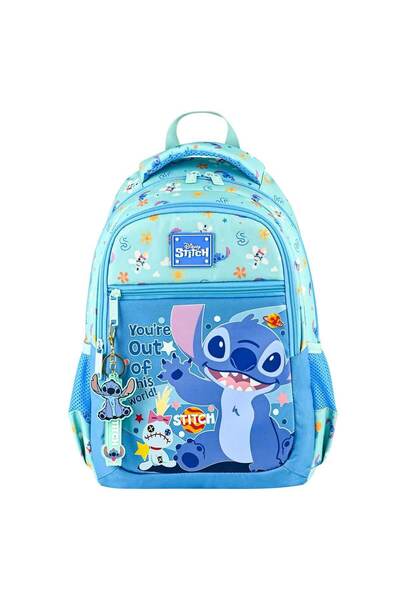 Frocx Stitch Desenli Mavi Okul Çantası OTTO.49202