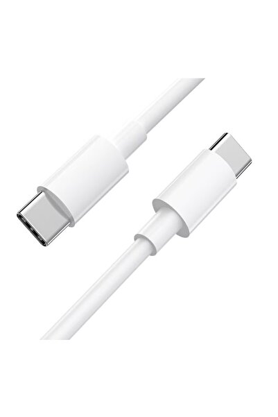 Universal Flippy data and charging cable, Type-C to Type-C, 1 m, white