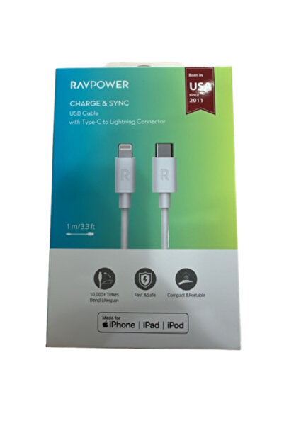 RavPower Type-C to iPhone charger cable from the company