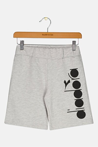 Diadora Kids Boy Heather Basic Shorts, Grey
