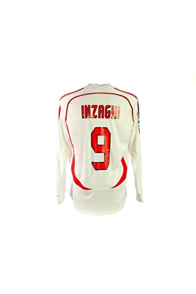 Lion Spor Milan 2007 Inzaghı White Long Sleeve Away Jersey