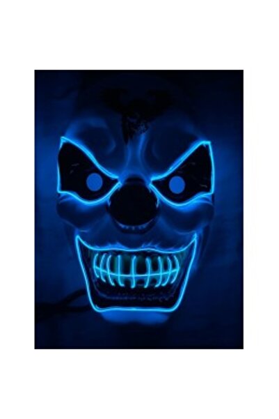 OEM LED Mask, Carnival, Cosplay, Halloween, Horror, 3 Lighting Modes, Clown