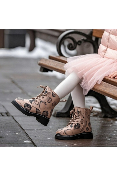 OEM Ghete imblanite pentru copii, piele ecologica, ND716.717