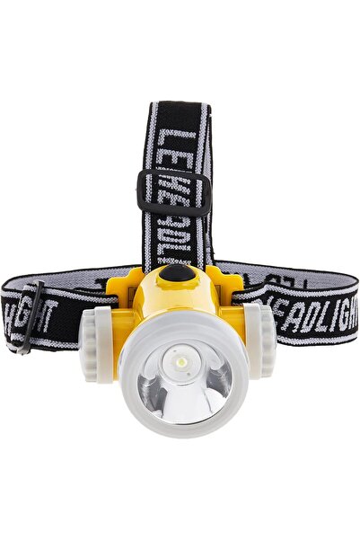 Olsenmark Rechargeable LED Head Light, Yellow