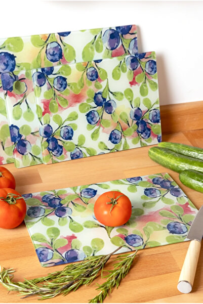 FH finehome Blueberry Glass Cutting Board 20X30