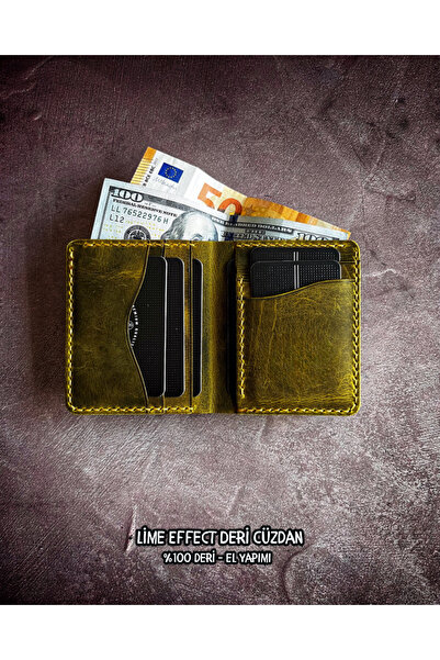 Nicevia Lime Effect Leather Wallet