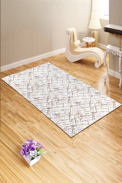 Sofline Modern Elastic 6m2 Carpet Cover, Velvet Look Non-Slip Base