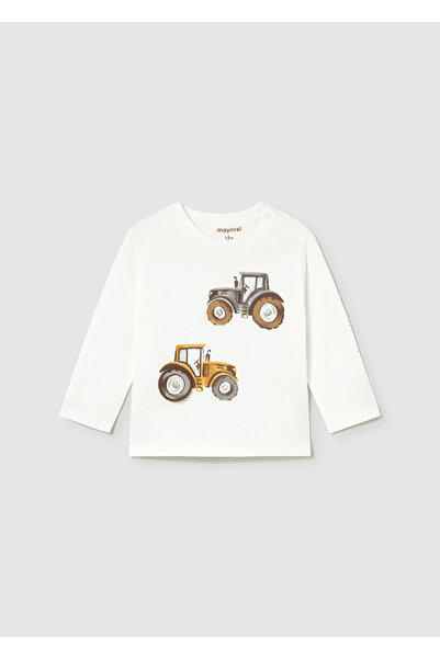 MAYORAL Farm Surprise Sweat Jogger Pants Set (for Ages 01-04) - Yellow-Ekru