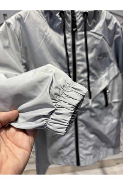 KUMRUNUN DÜNYASI Boy's Transitional Hooded Lined Raincoat Windbreaker Coat Jacket Waterproof