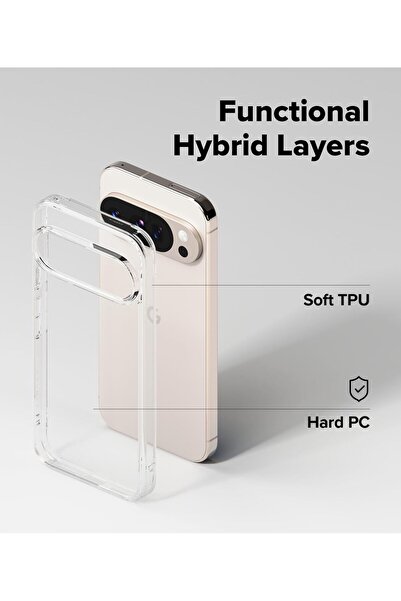 bestcase Husa Clear Slim TPU για Google Pixel 10 Pro XL, Διαφανής