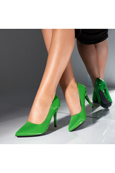 Modlet.ro Women's green stiletto heel shoes MOD10957