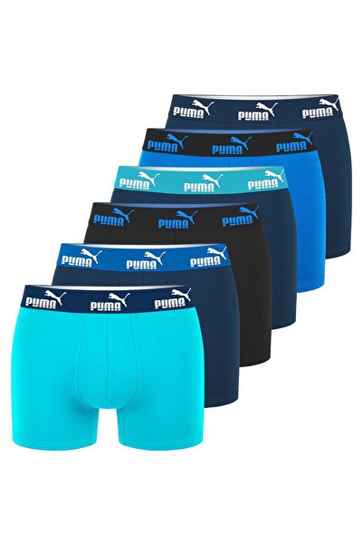 Puma Men’s Boxer Shorts, Cotton, Set of 6