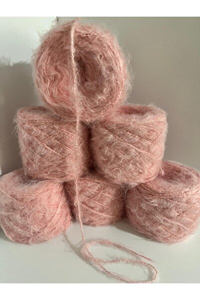 İpek Moher Örgü İpi Toz Pembe 100gr