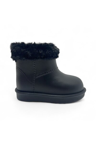 İST FİDAN KUNDURA Çocuk İçi Kürklü Su Geçirmez Yağmur & Kışlık Bot