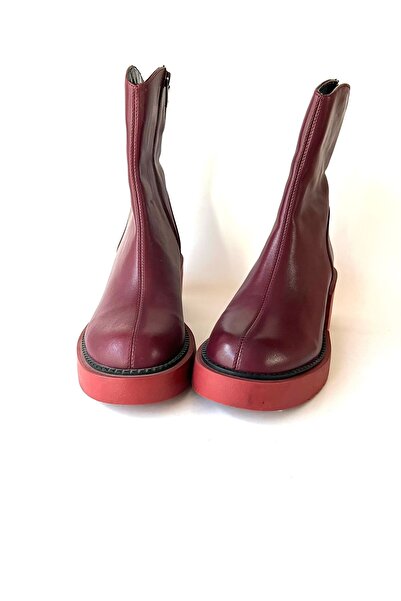 NEWGÜLTEKİN HAKKİ DERİ RAHAT KALIP FERMUARLI BİLEK ÜZER BOT