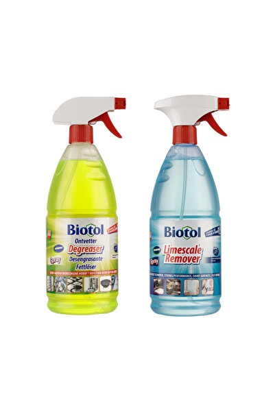 BİOTOL PROMO Package Degreaser Spray 1L + Limescale Remover Spray 1L