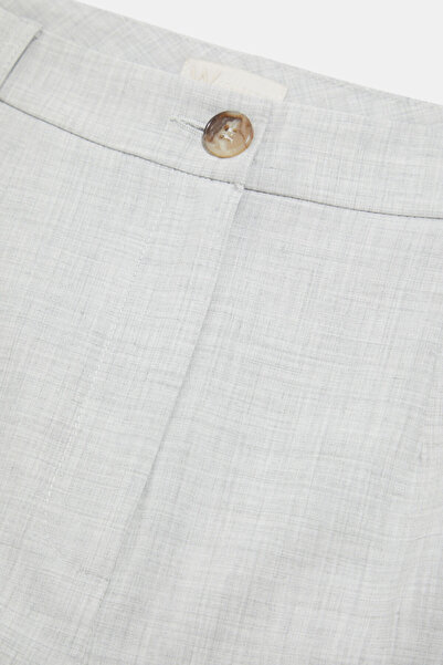 W Collection Gray Melange Cigarette Pants