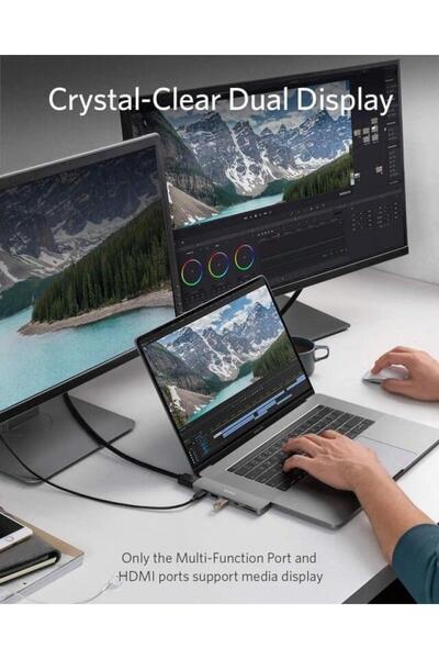 Anker 7*1 Type-C Ports Silver A8371HA1