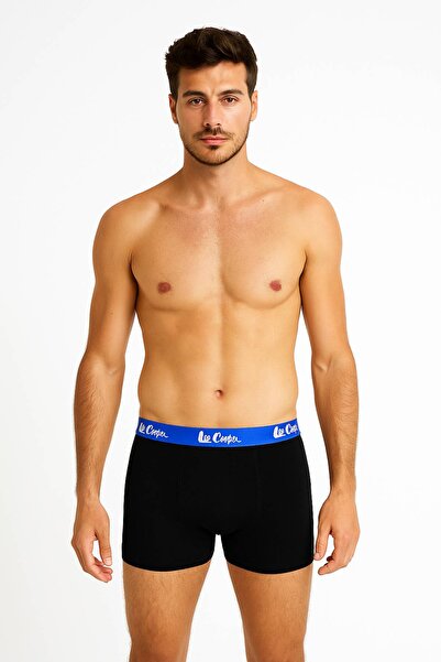 Lee Cooper Men’s Boxer Shorts, Cotton, Set of 4