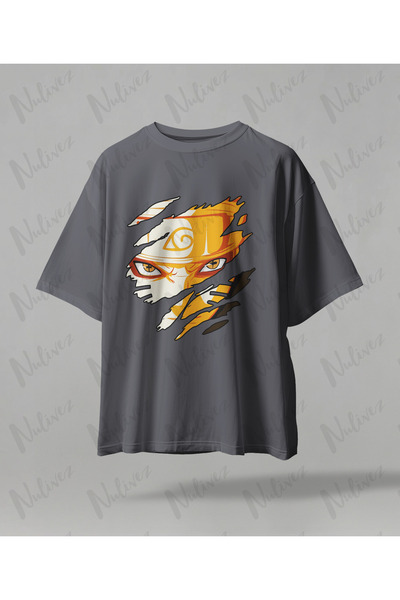 Nulivez تي شيرت أنيمي ناروتو تصميم مطبوع عالي الجودة للجنسين قصة فضفاضة