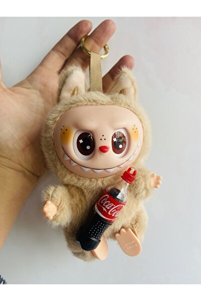 synshop Labubu Coca Cola Kola Seri Popmart Figür 1Adet Basmalı Silgi Peluş Oyuncak Anahtarlık Çanta Süs