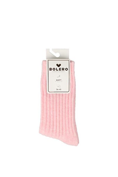 Bolero Wool Soft Winter Women's Socks Pink