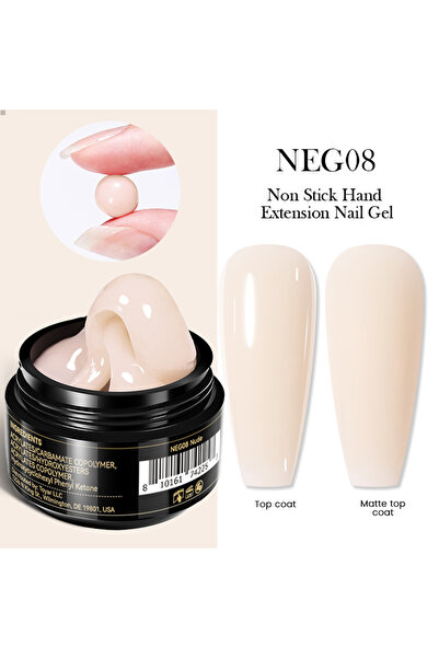 Born Pretty Non Stick Hand Extension Gel/Yumuşak Nude Hamur Jel (NEG08)-15ml