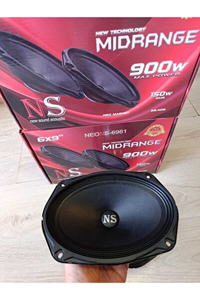 NS AUDIO 150 W RMS 6X9" OVAL MİDRANGE HOPARLÖR NEO MIKNATIS YÜKSEK DESİBEL 6985 900W