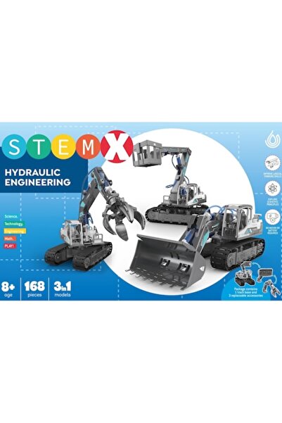 OEM Play and Build Set - Stemx Hydraulic Bulldozer 3 in 1