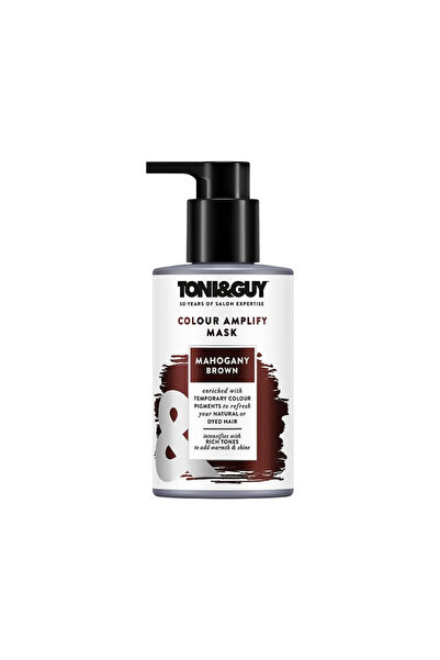Toni&Guy Toni & Guy Mahogany Brown Colour Amplify Hair Mask with Argan Oil & UV Filter, 200 ml (Temporary Col