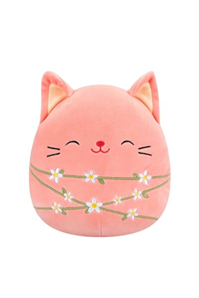 Squishmallows 19 cm Plush Toy Wilka Pink Kitten,