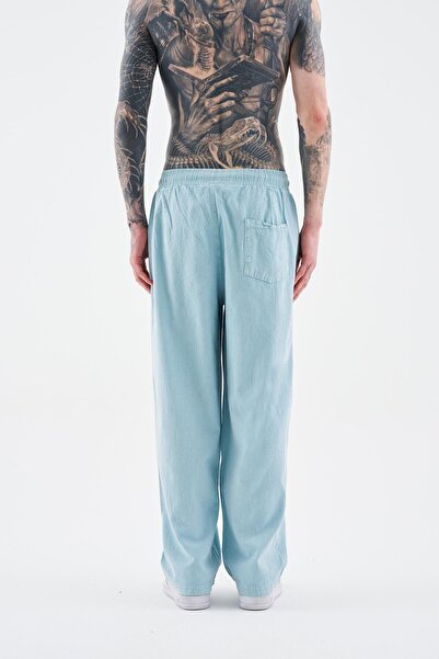 Machinist Ανδρικό εφαρμοστό ελαστικό βασικό μπλε βρεφικό παντελόνι