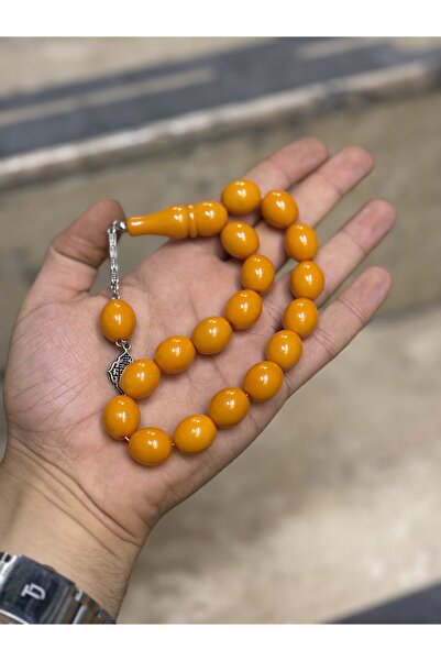 tesbihad سبحة هابيلي ماسكوت 17 حبة باللون الأصفر