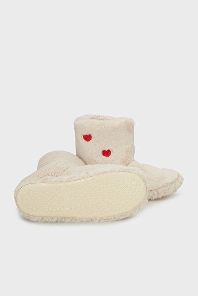 Lela Παντόφλες με μαλακή υφή με καρδιά PANDUF 6722005