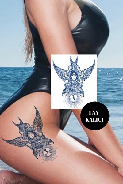 TAKIŞTIR Karışık Figürlü 12 Saat Sonra Kararan Geçici Mini Dövme Tattoo