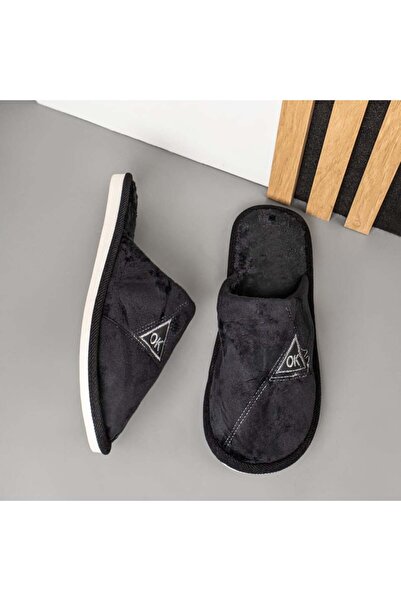 Modlet.ro Ανδρικές μαύρες παντόφλες MOD14020