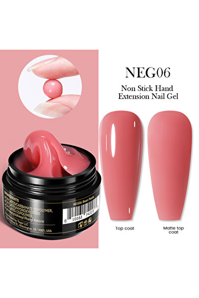 Born Pretty Non Stick Hand Extension Gel/Koyu Nude Hamur Jel (NEG06)-15ml