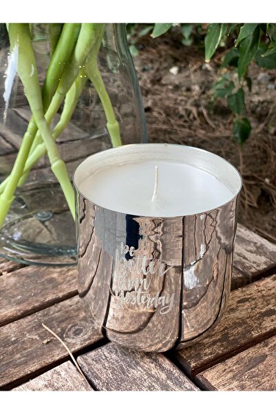 Dekordan House Pirinç Mumluk (Gümüş)