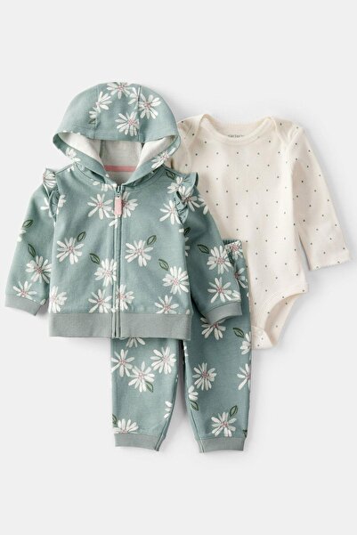 Carter's Kız Bebek 3'lü Hırkalı CTR-1T845910