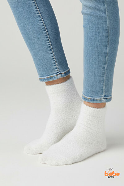 Trend Bebe Butik جوارب صوفية نسائية شتوية سميكة ودافئة، نسيج ناعم فاخر، جوارب...