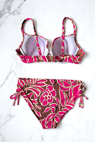 embody Women's two piece swimsuit, large size, red Santorini Lm064