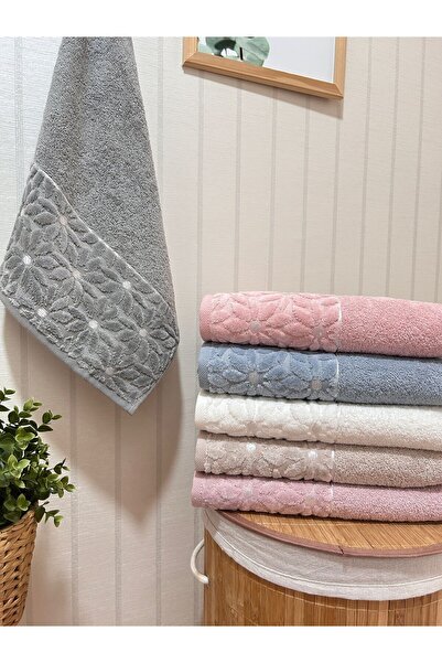 metin tekstil Set de prosoape pentru mâini și față Papatya, 6 piese, 50x90