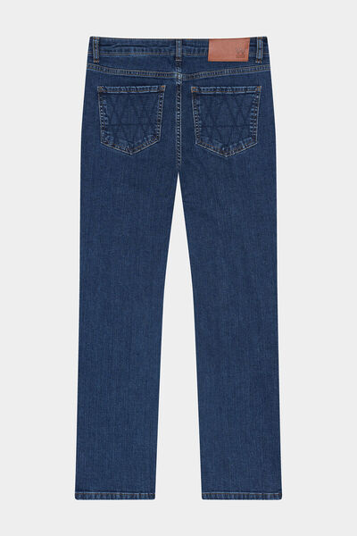 W Collection Indigo Stone Detail Jean Pants