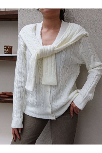 ESRAHELVACI Πλεκτό Πλεκτό Πουλόβερ Ζακέτα